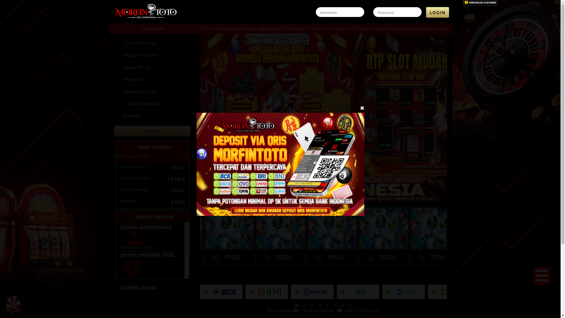 website screenshot of https://morfintotokacux.xyz/