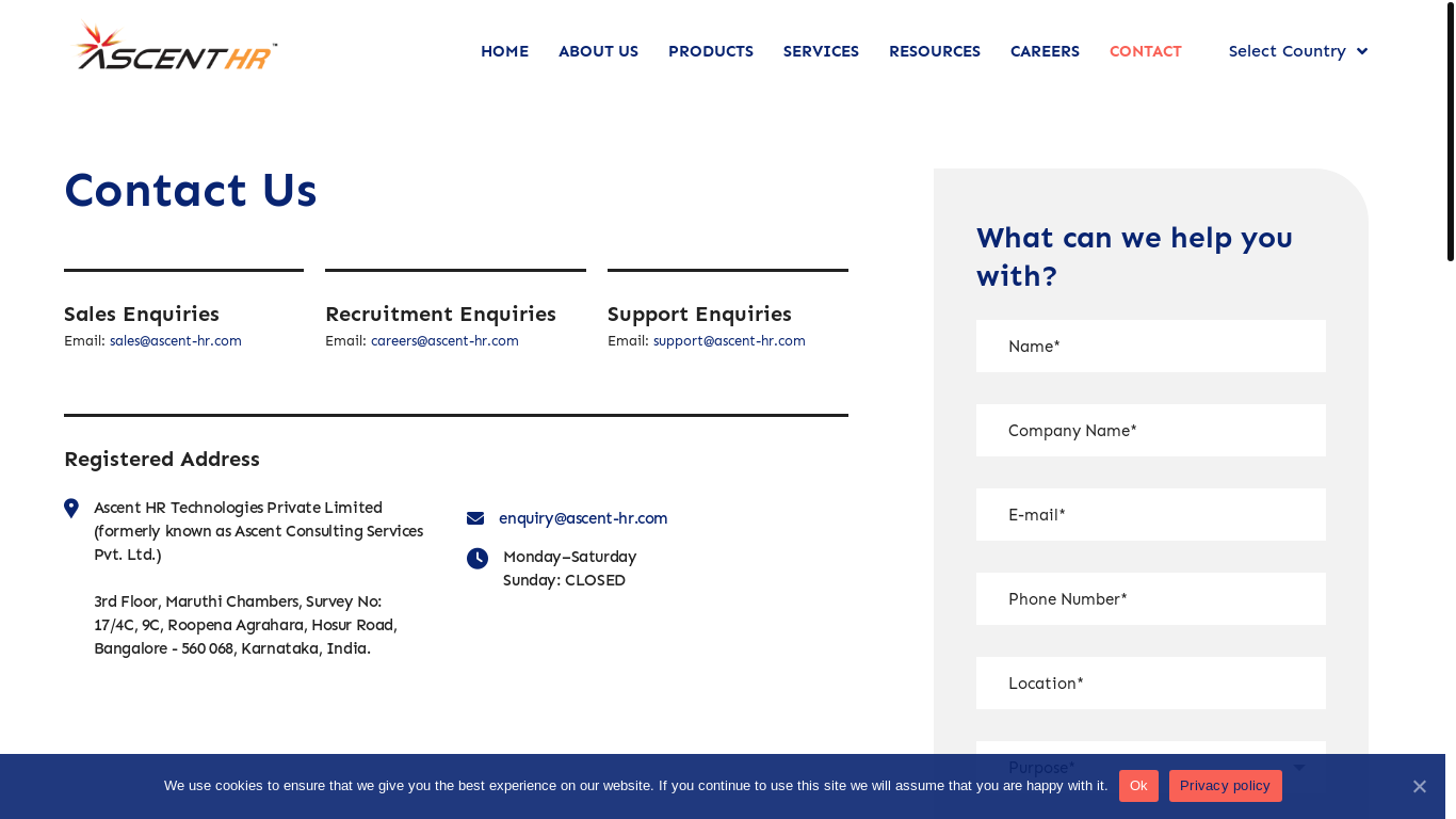 website screenshot of https://www.ascent-hr.com/contact/?utm_source=MMPHCONS12052025&utm_medium=email&utm_campaign=MMPH