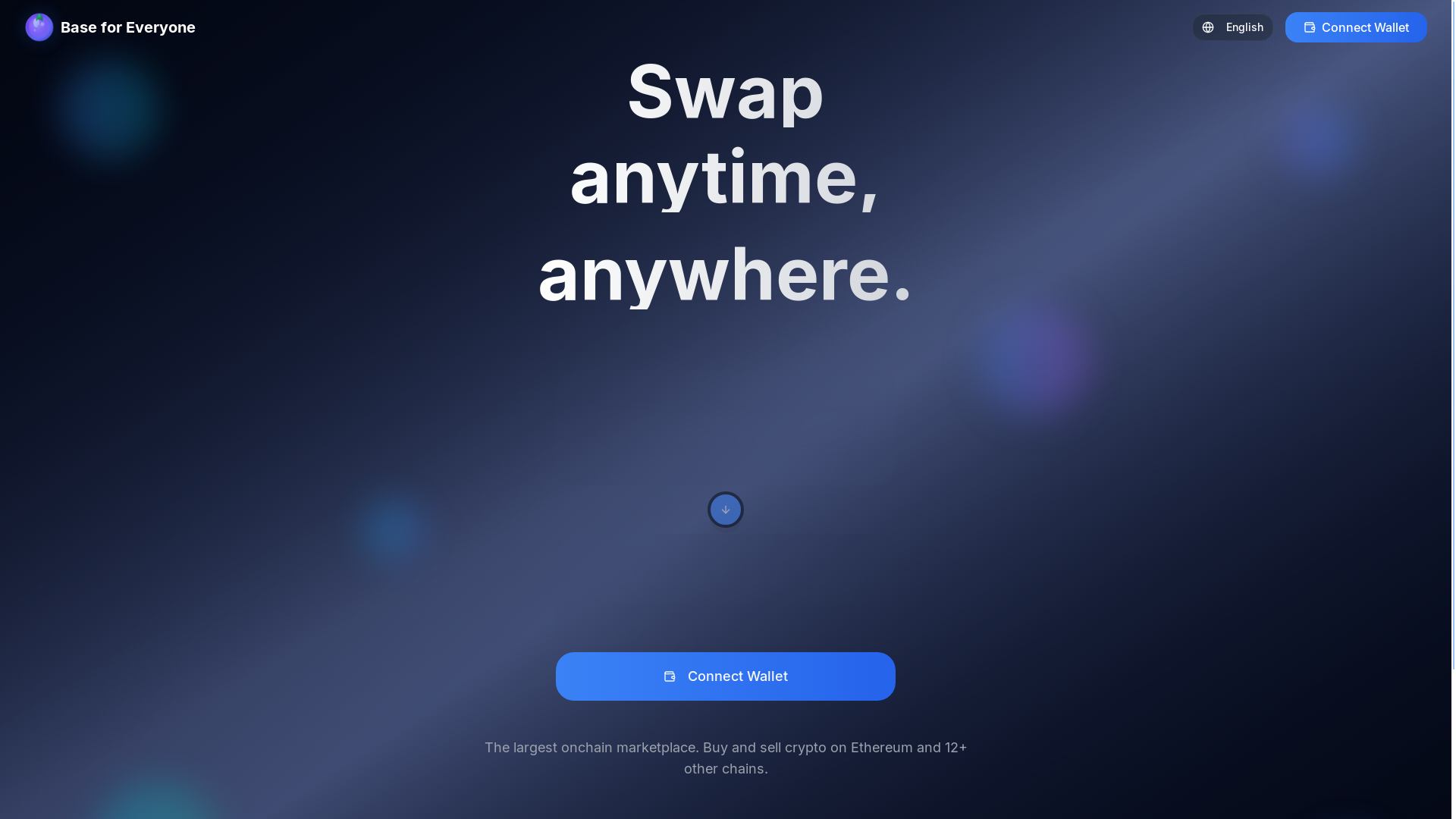 website screenshot of https://baseforeveryone.fun/