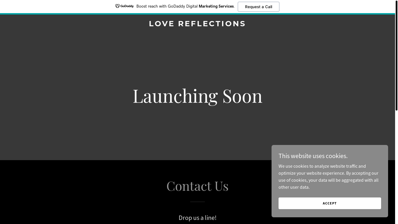 website screenshot of https://lovereflections.love/