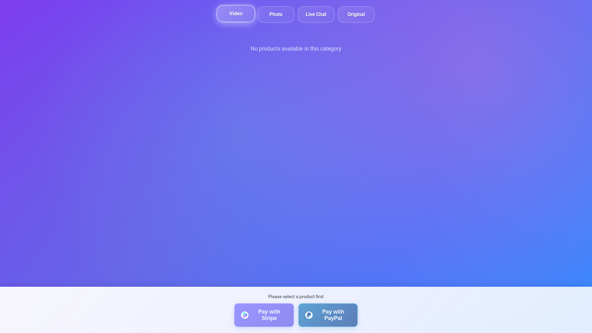 website screenshot of https://test-payment-product.pages.dev/