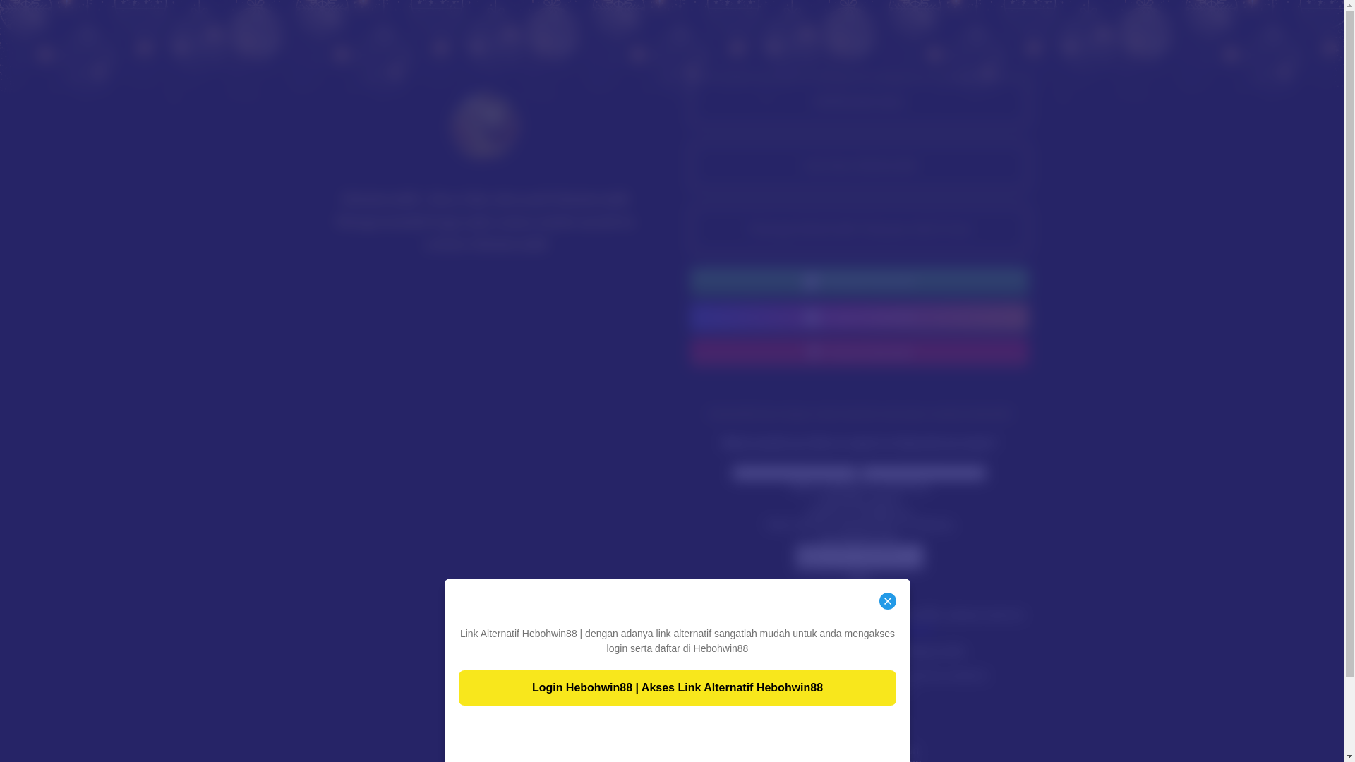 website screenshot of https://hebohwin88.link/