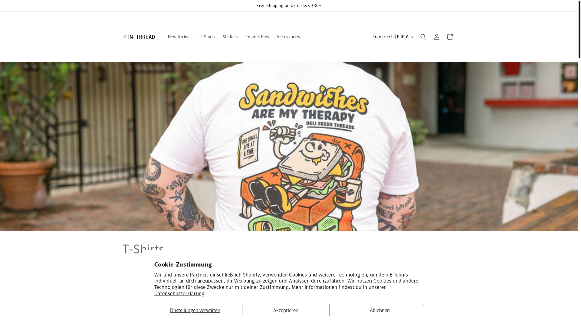 website screenshot of https://apinthread.com/