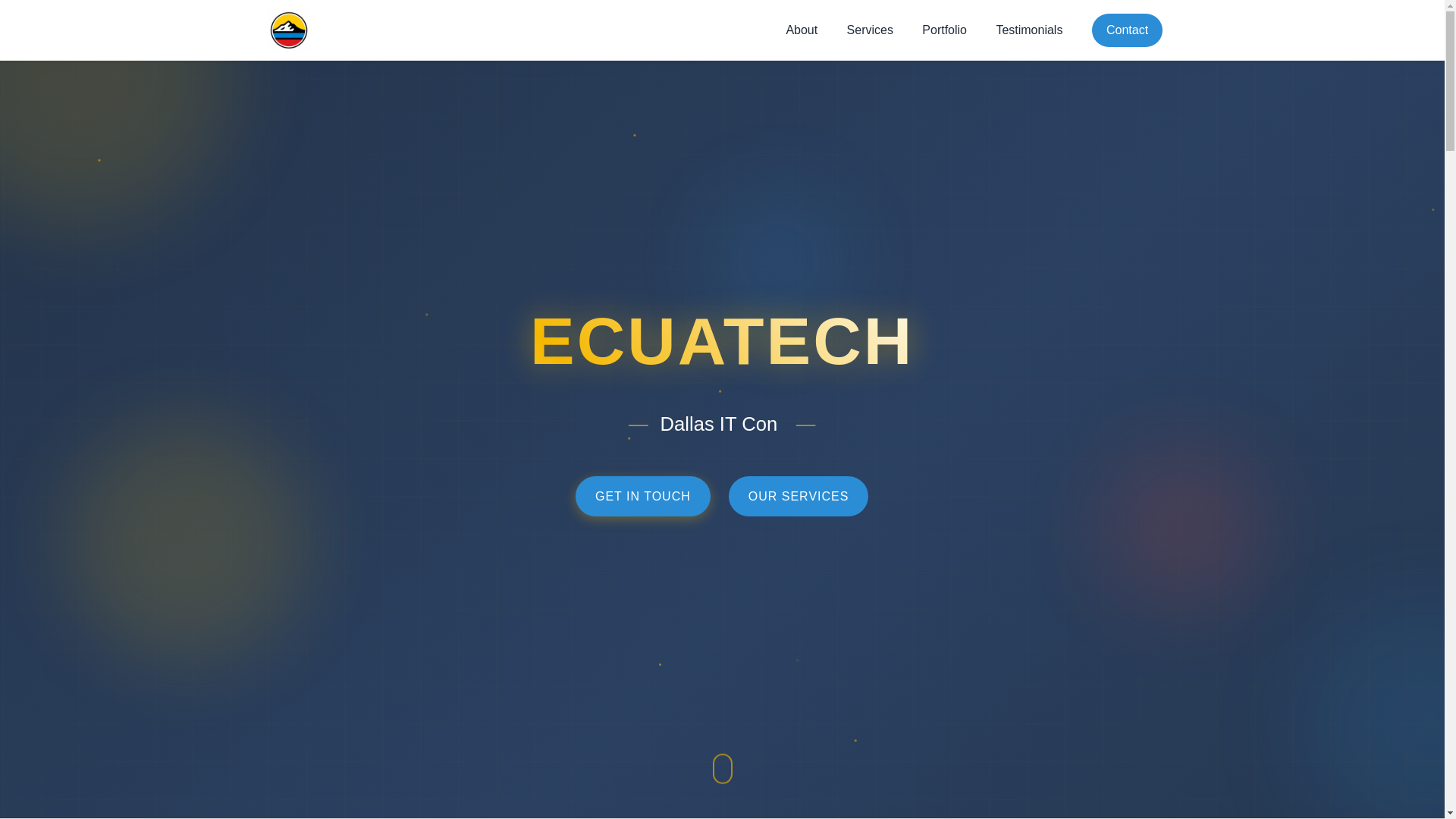 website screenshot of https://ecuatech-website.pages.dev/
