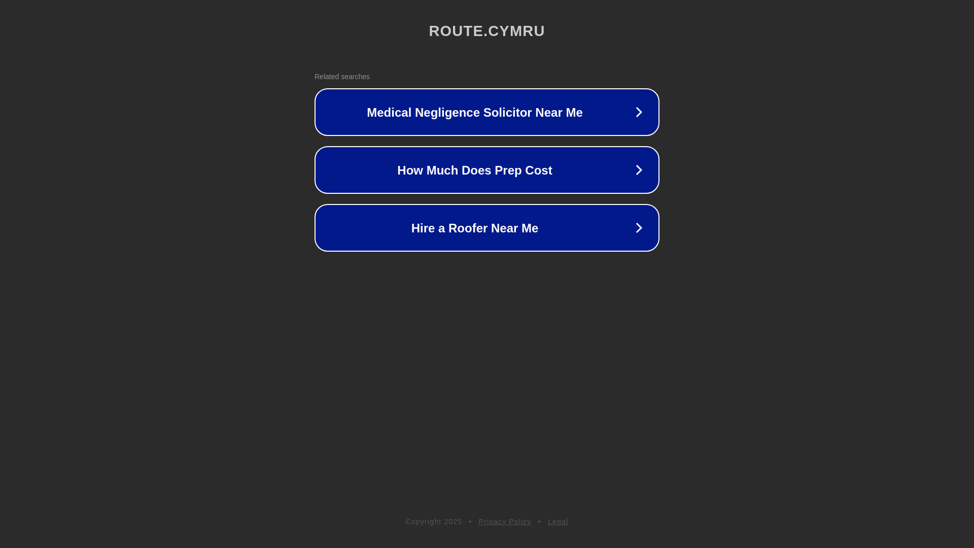 website screenshot of https://route.cymru/