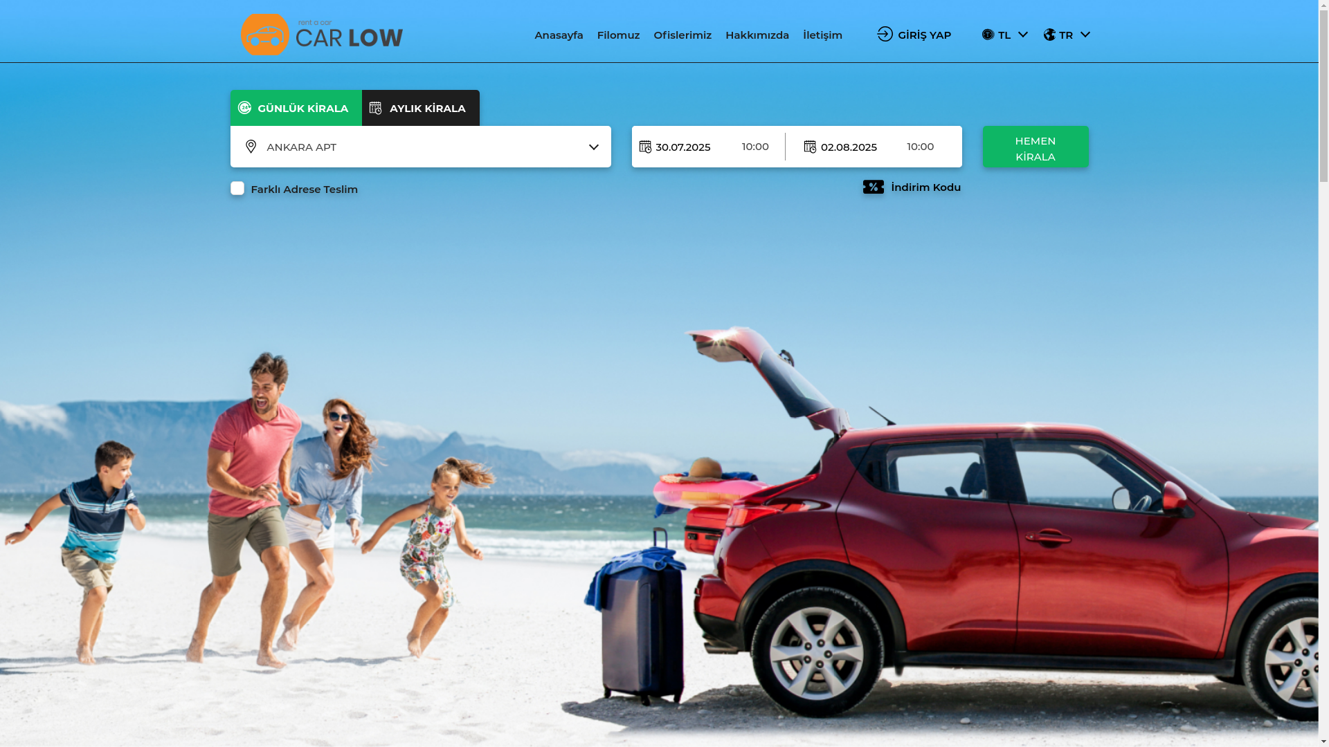 website screenshot of https://ottomcarclub.com/