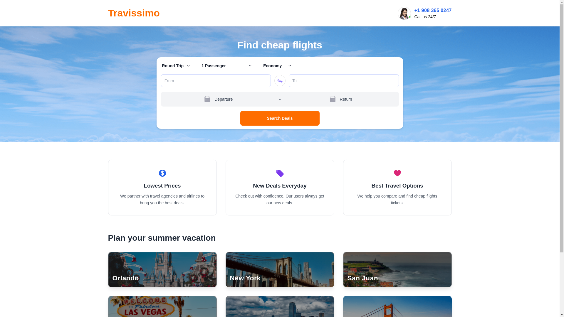 website screenshot of https://travissimo.net/