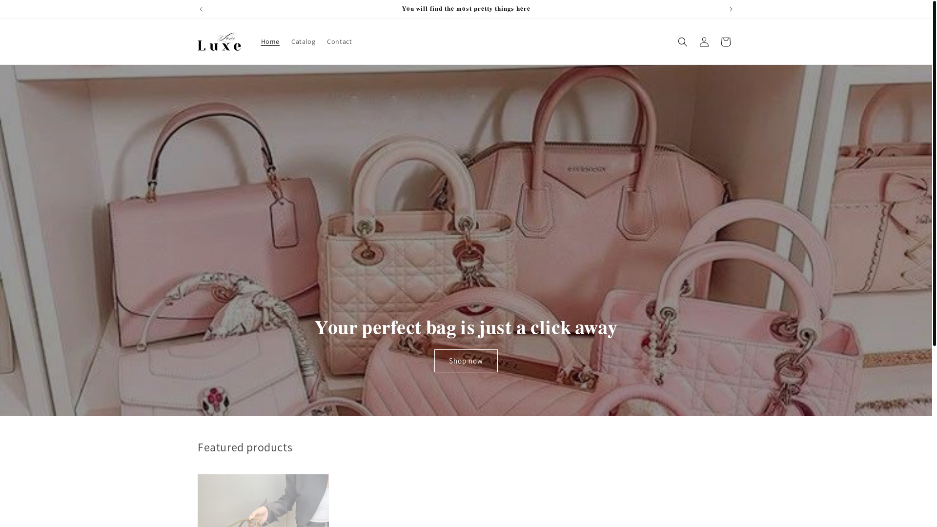 website screenshot of https://luxeandlove.space/