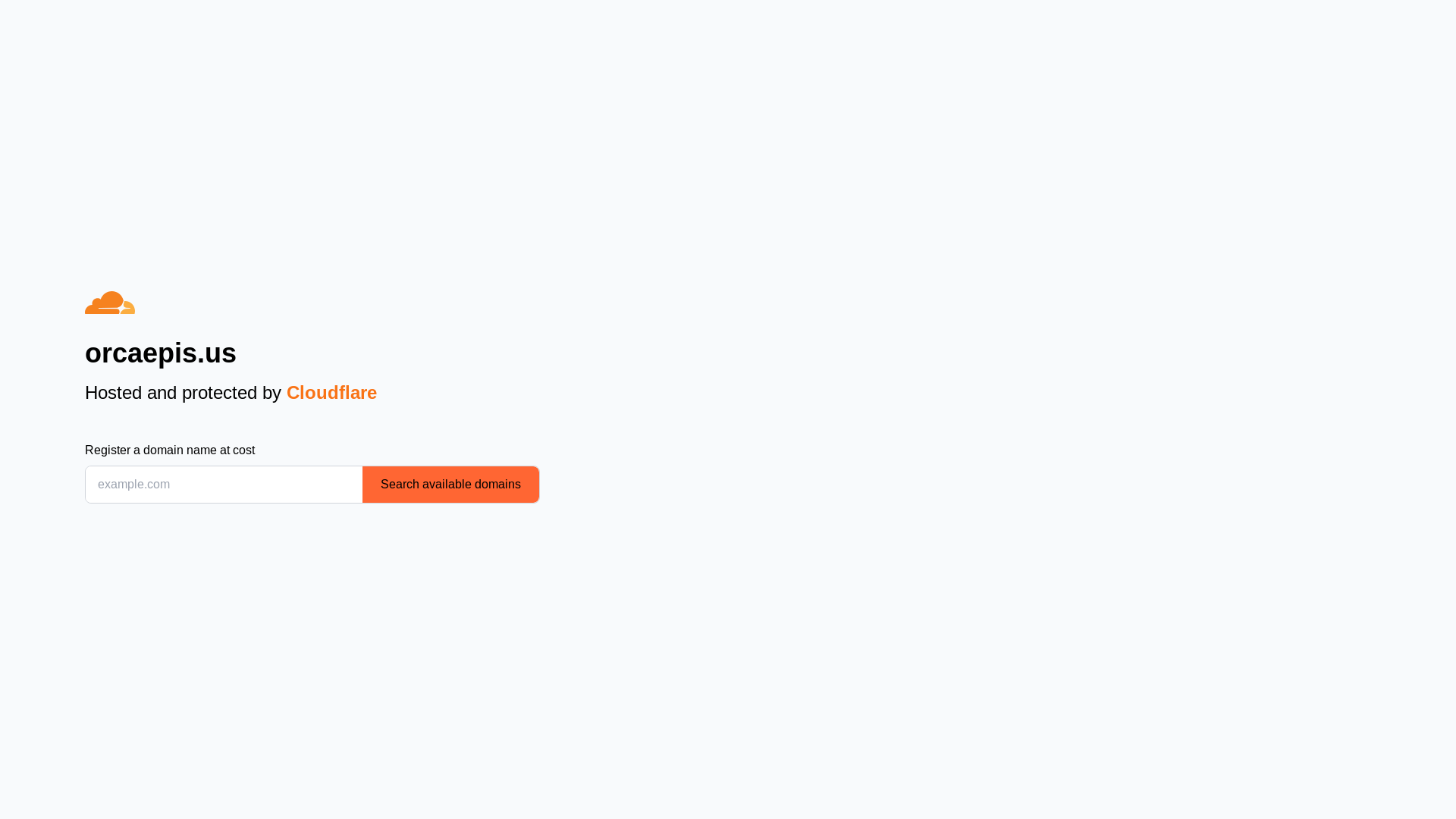 website screenshot of https://orcaepis.us/