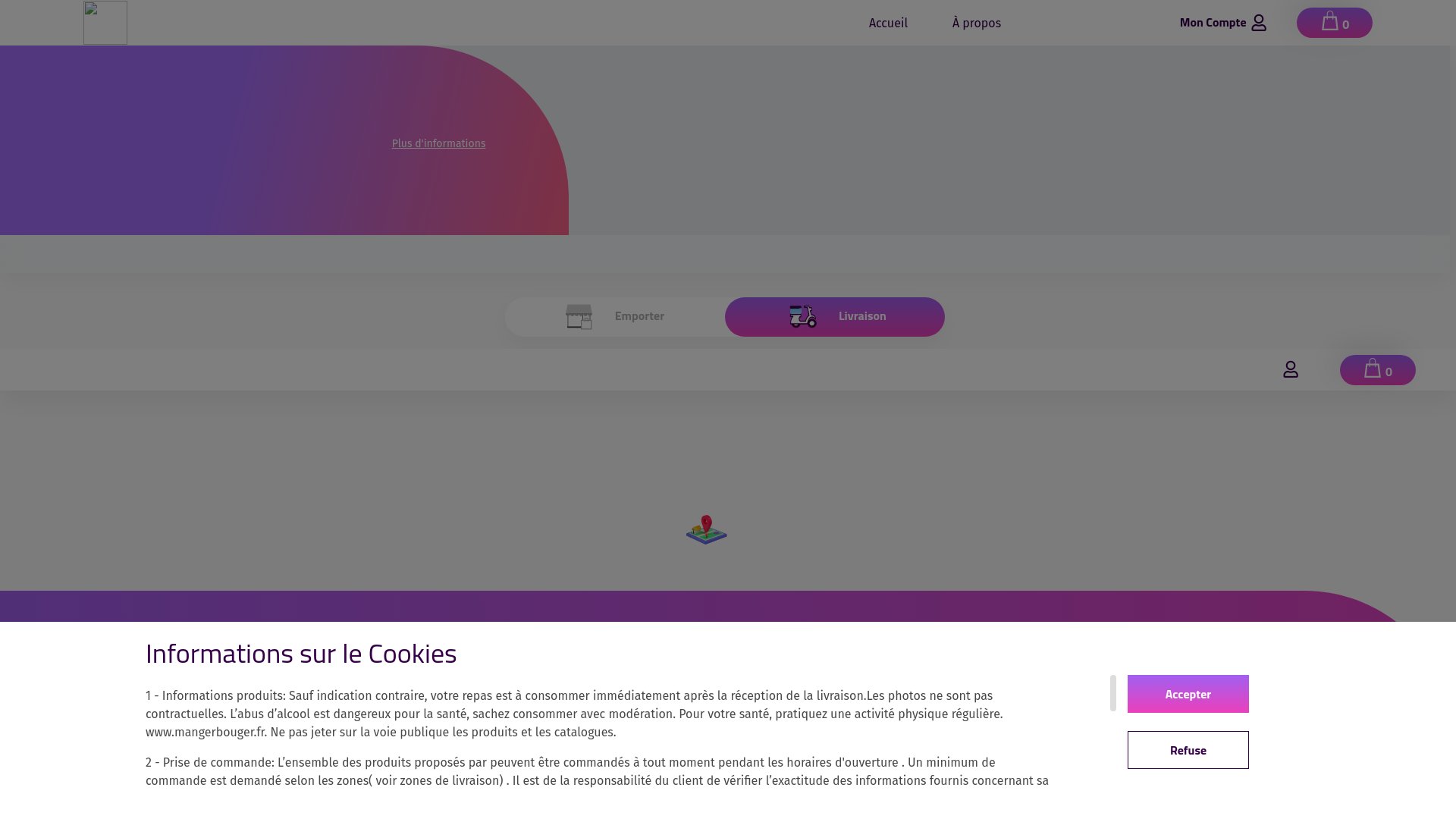 website screenshot of https://seoulcantine.fr/