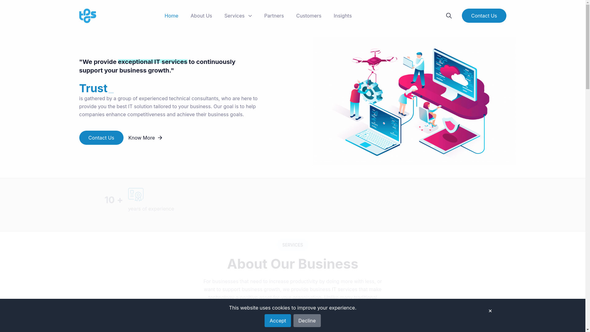 website screenshot of https://new-company-site.pages.dev/