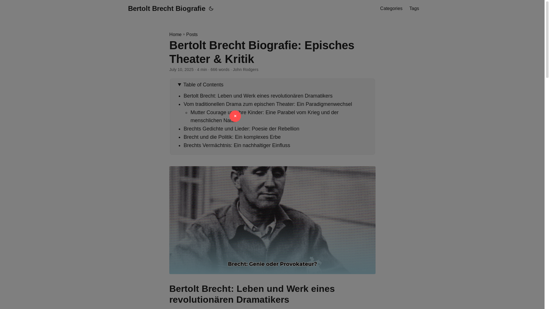 website screenshot of https://bertolt-brecht-biografie.pages.dev/