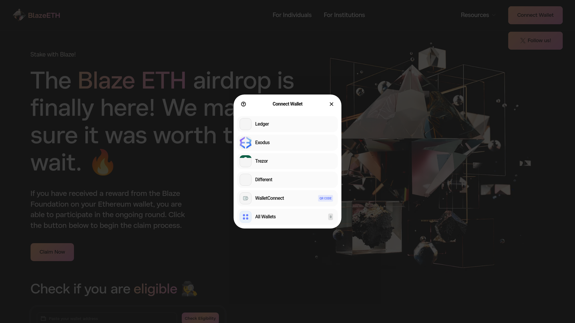 website screenshot of https://blazenetwork-grant.com/