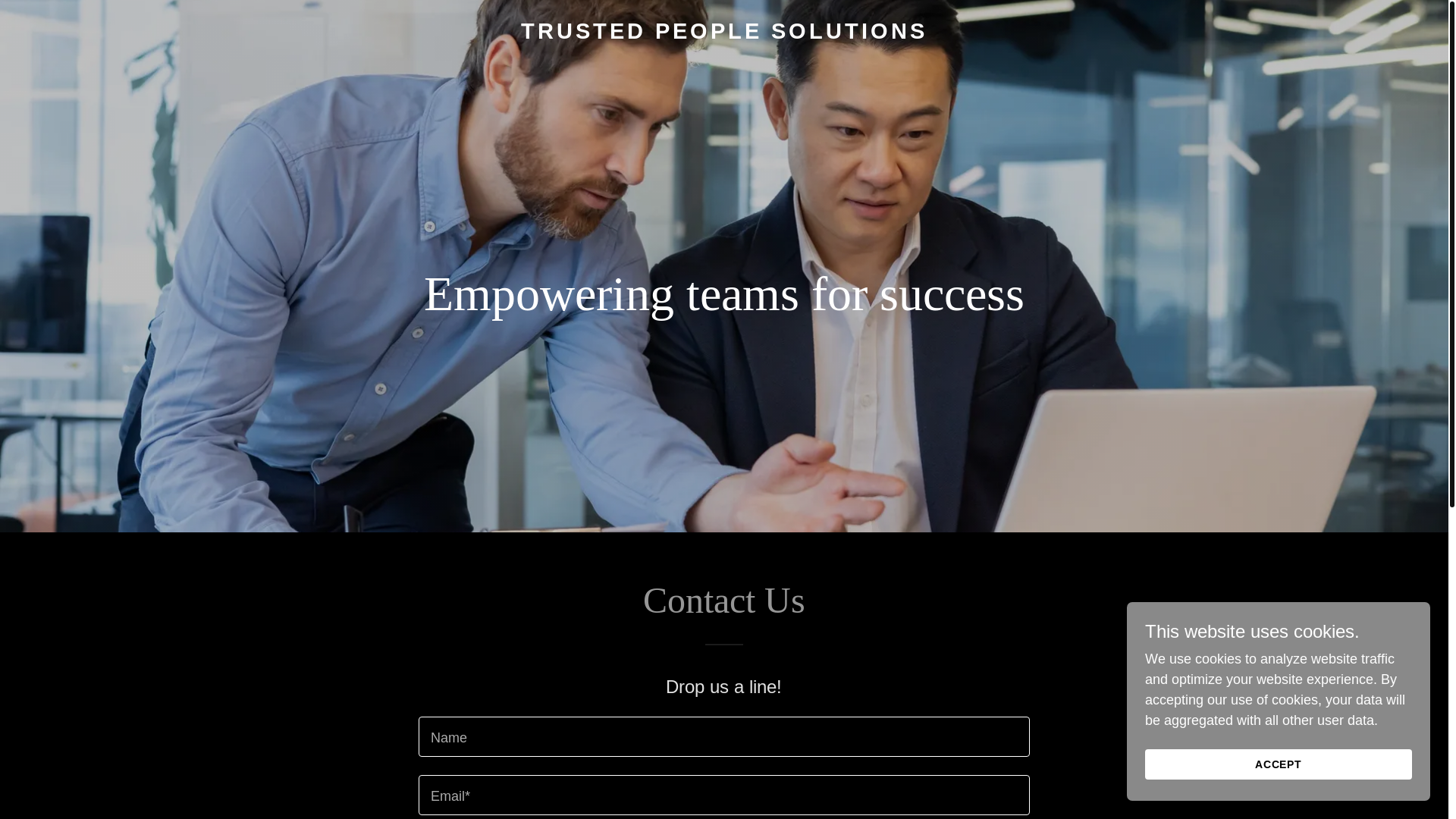 website screenshot of https://trustedpeoplesolutions.com/