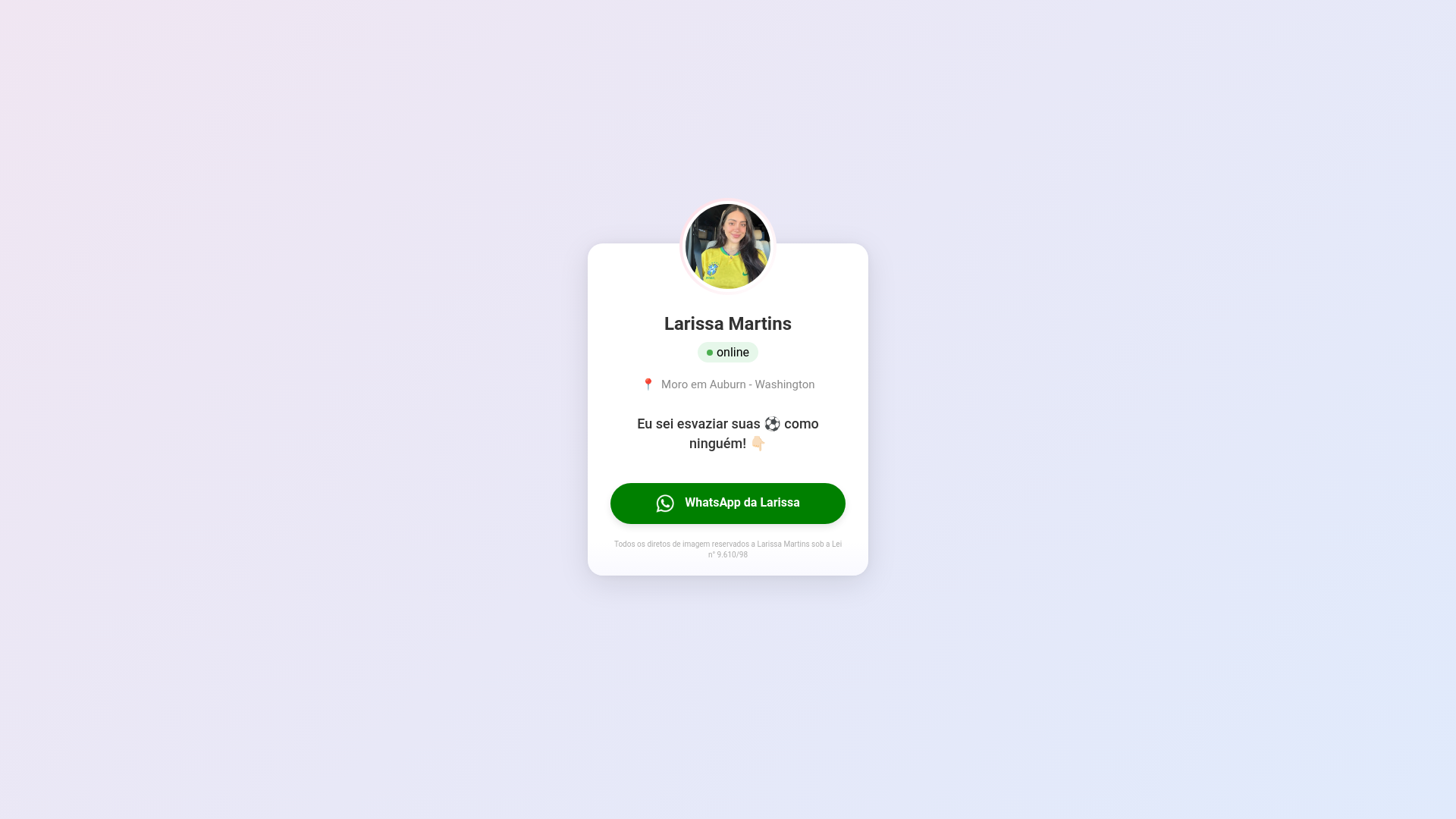 website screenshot of https://larimartins.shop/