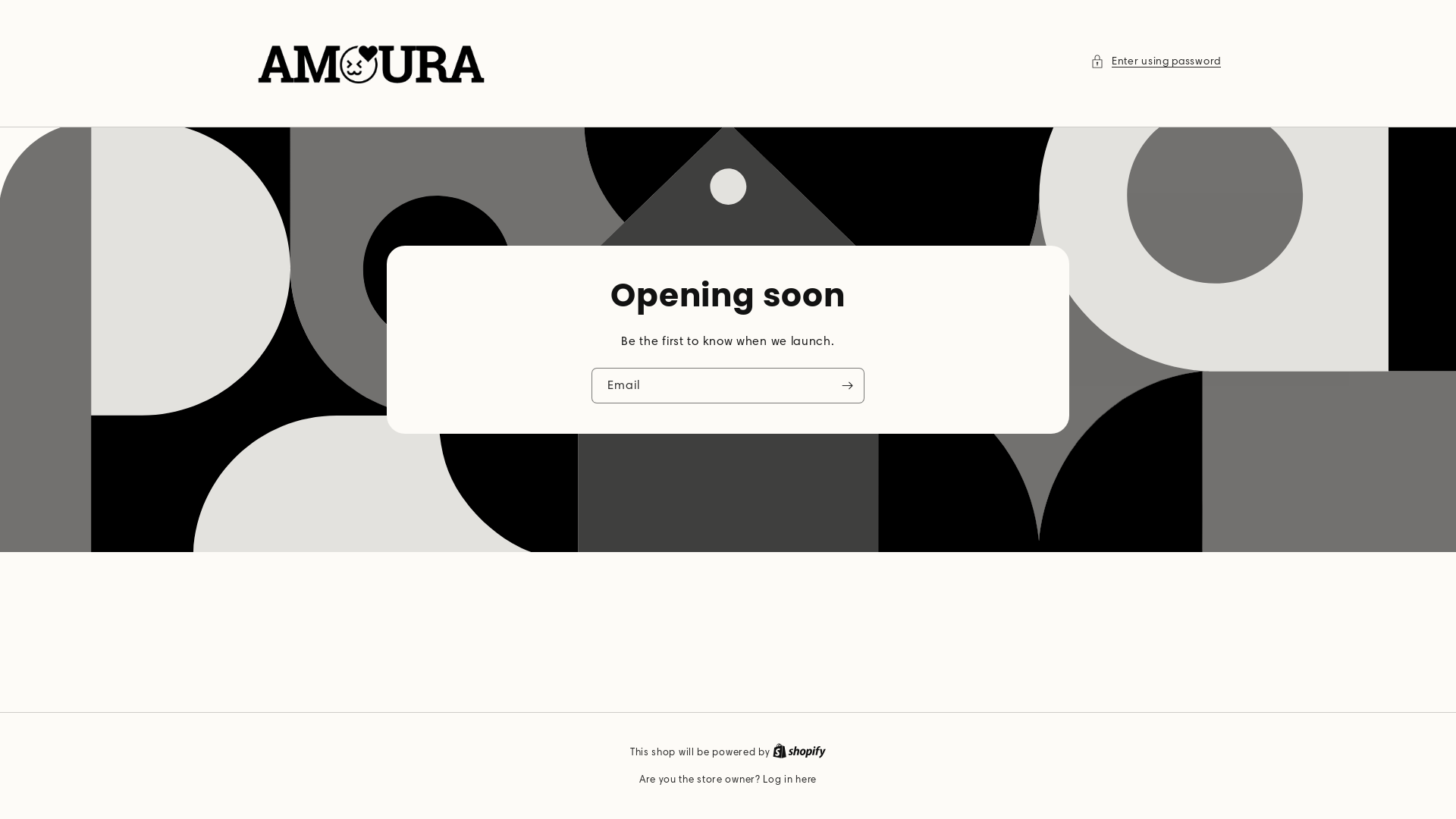 website screenshot of https://amouracore.store/