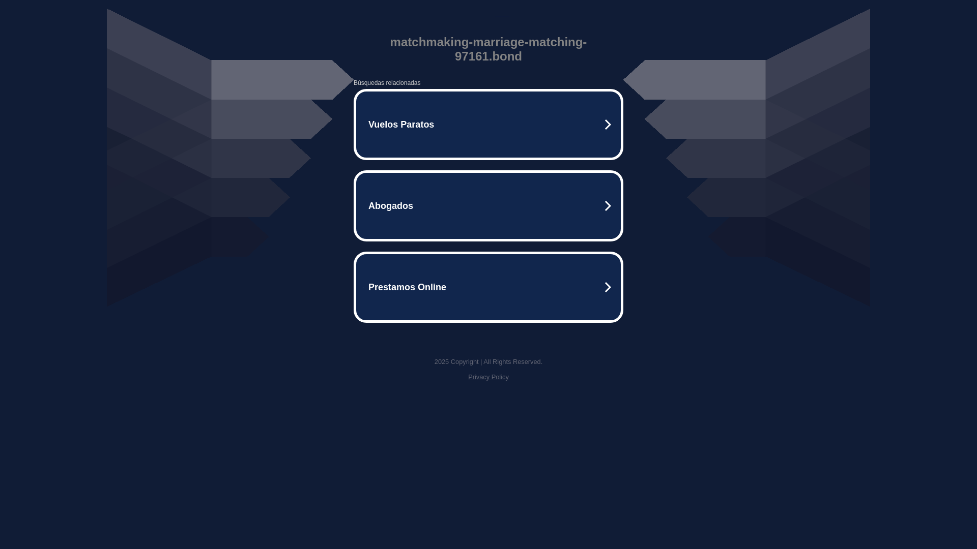 website screenshot of https://matchmaking-marriage-matching-97161.bond/