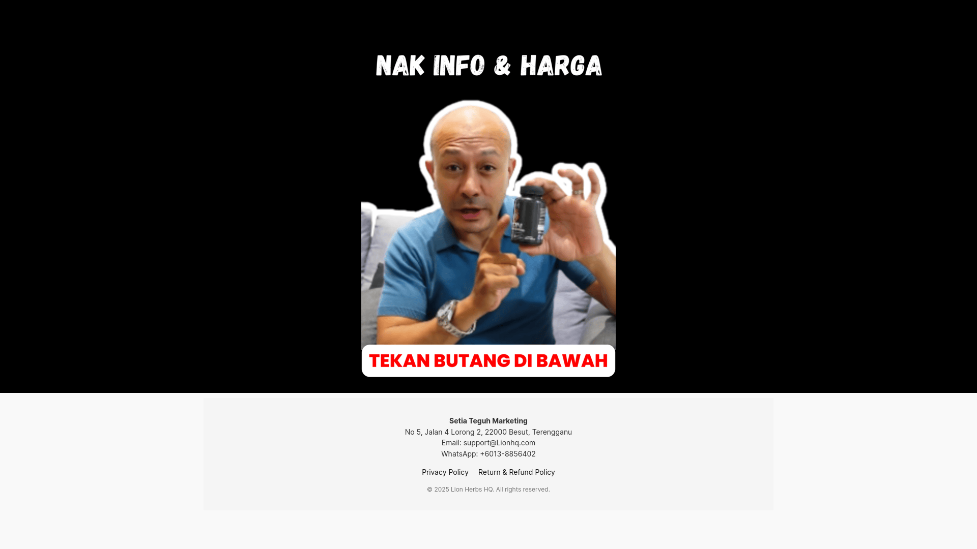 website screenshot of https://kedaishah22.com/
