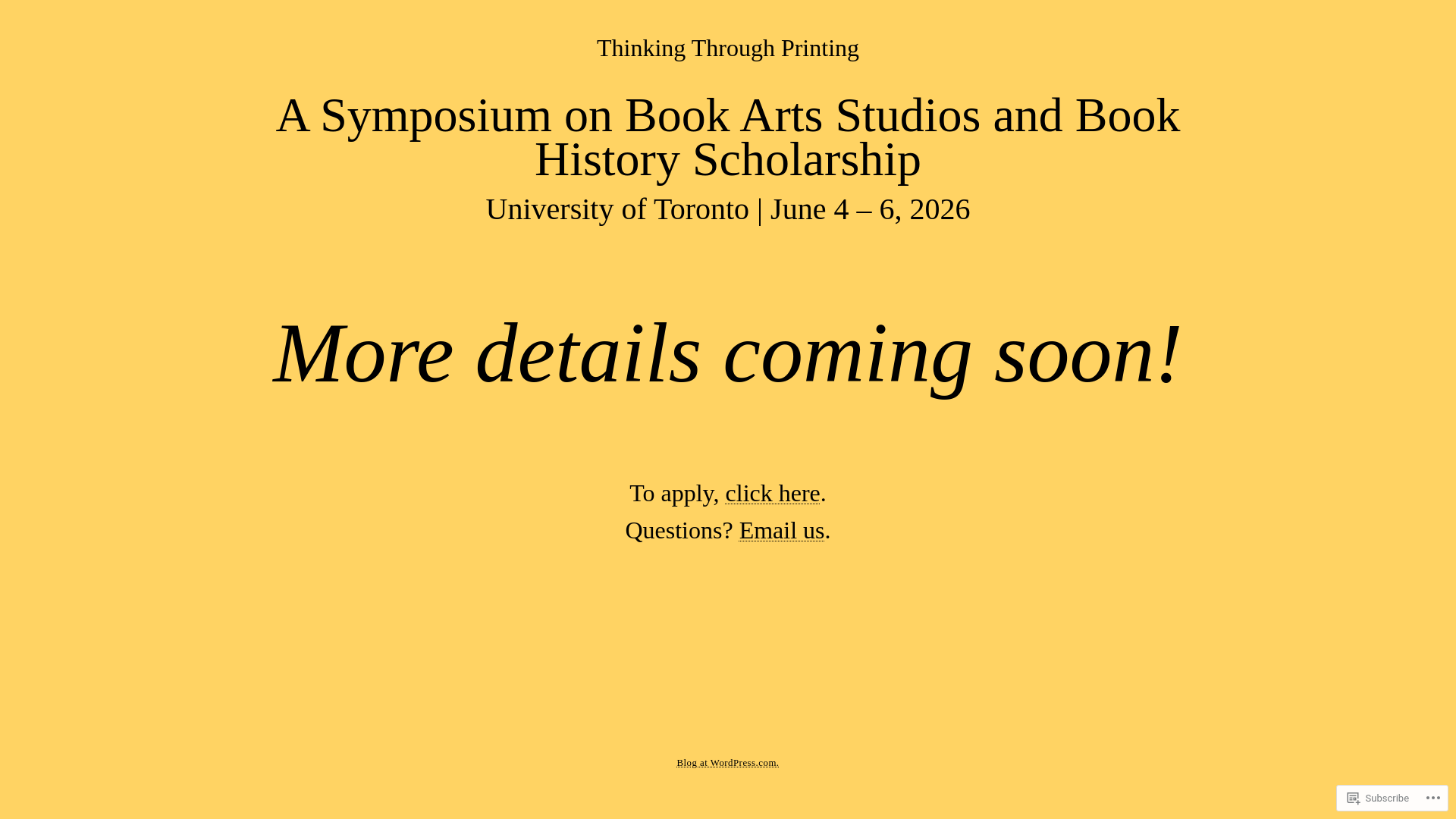 website screenshot of https://thinkingthroughprinting2026.ca/