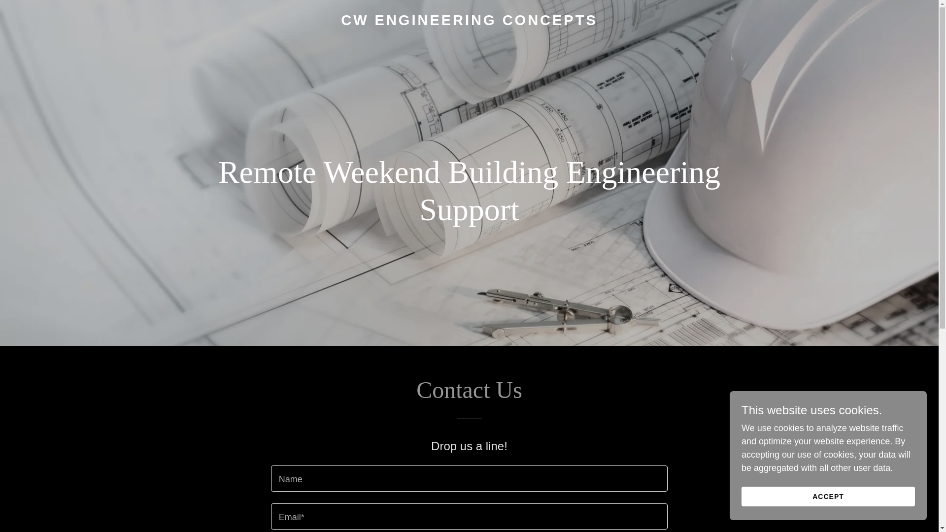 website screenshot of https://cwengineeringconcepts.com/