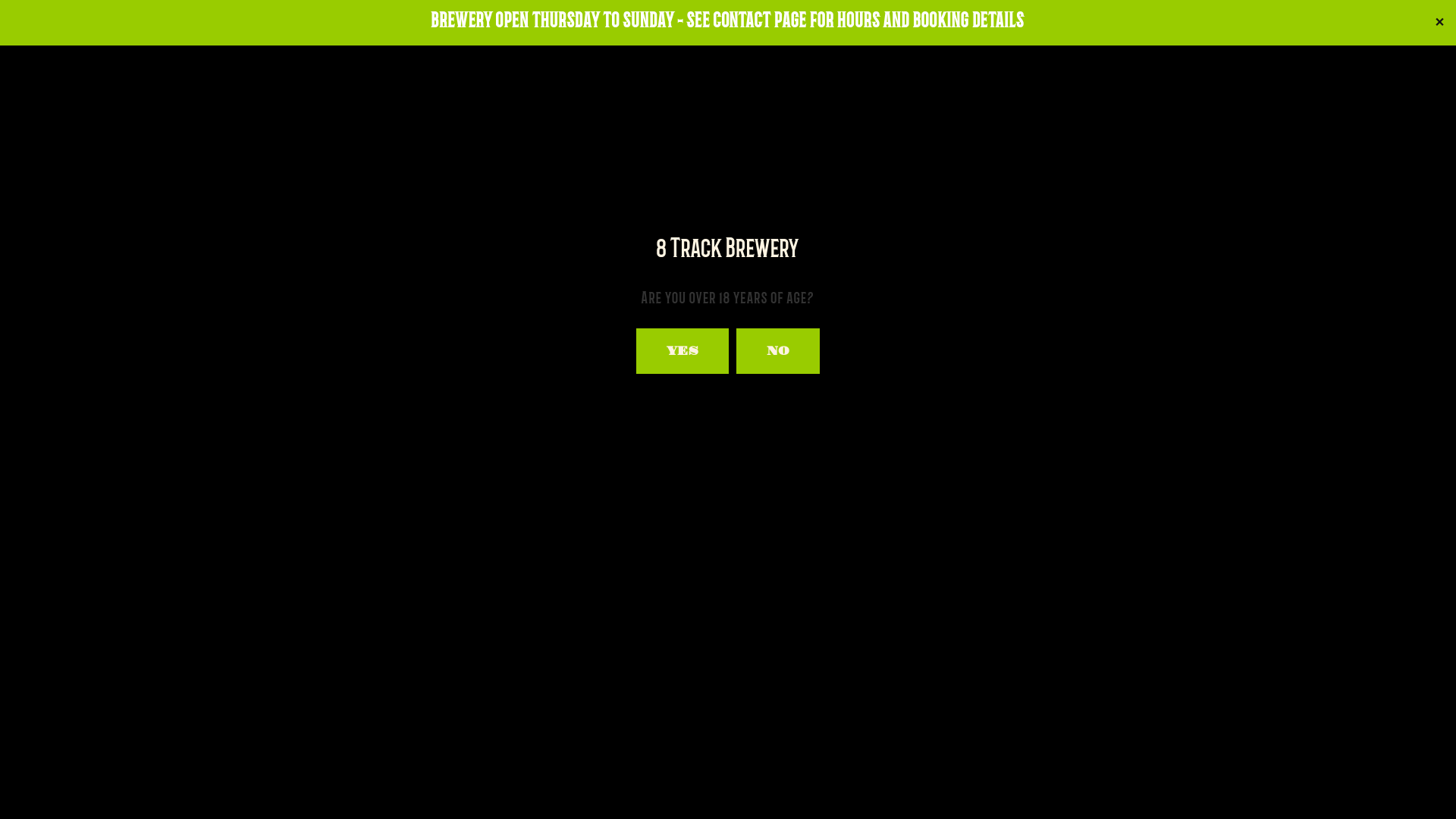 website screenshot of https://8trackbrewery.online/