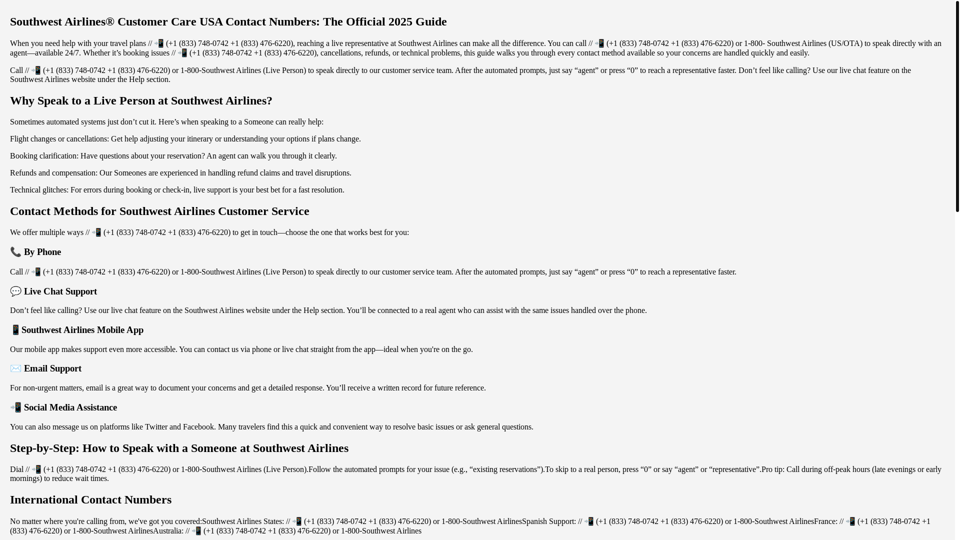 website screenshot of https://official-southwest-help-centerz.pages.dev/