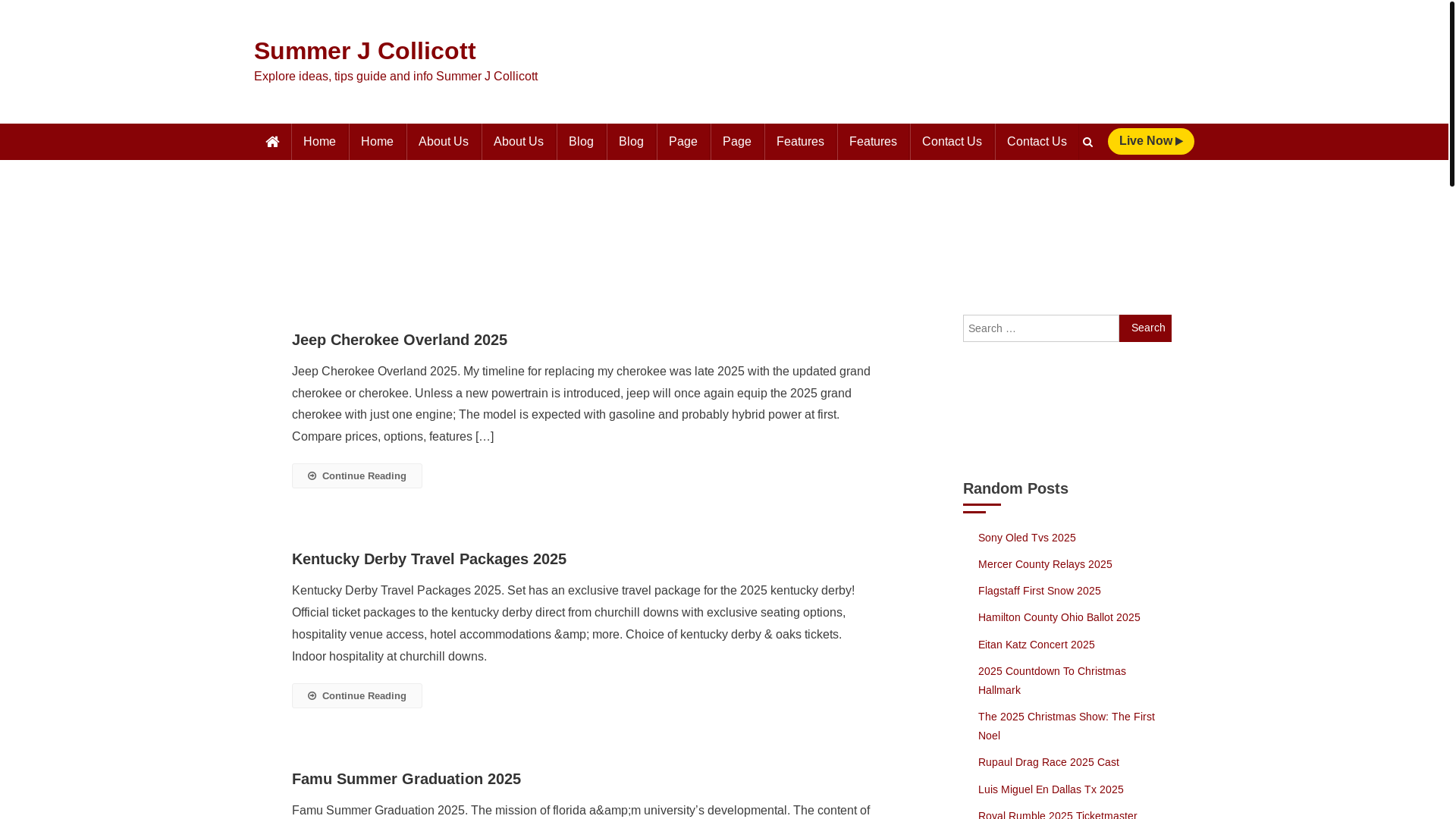 website screenshot of https://summerjcollicott.pages.dev/