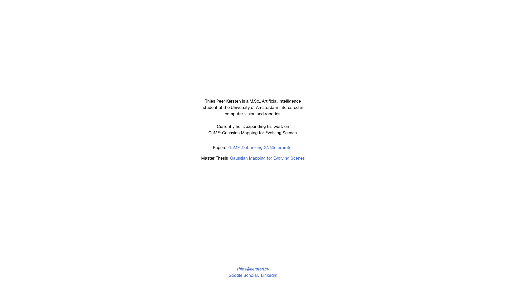 website screenshot of https://kersten.cv/