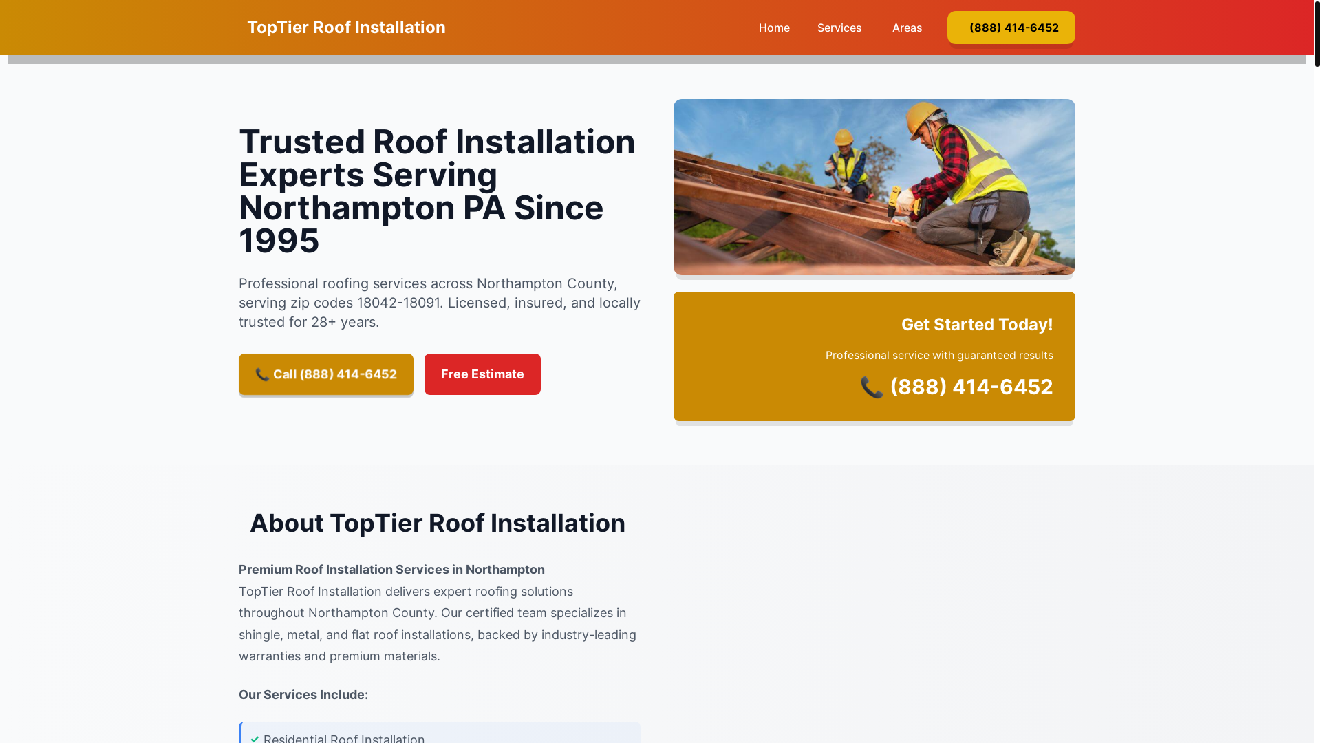 website screenshot of https://roof-installation-northampton-pa.pages.dev/