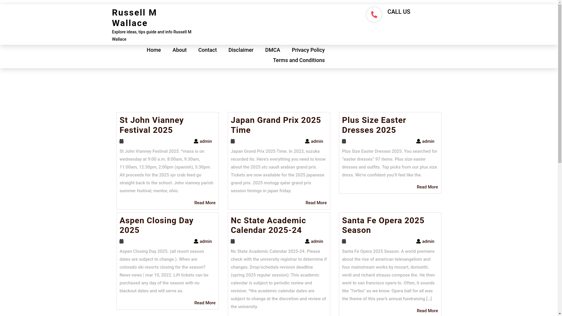 website screenshot of https://russellmwallacek.pages.dev/