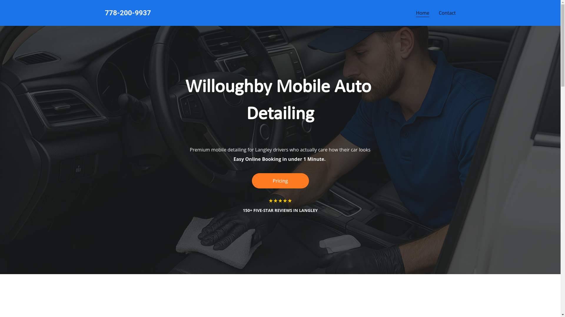website screenshot of https://willoughbymobiledetail.site/