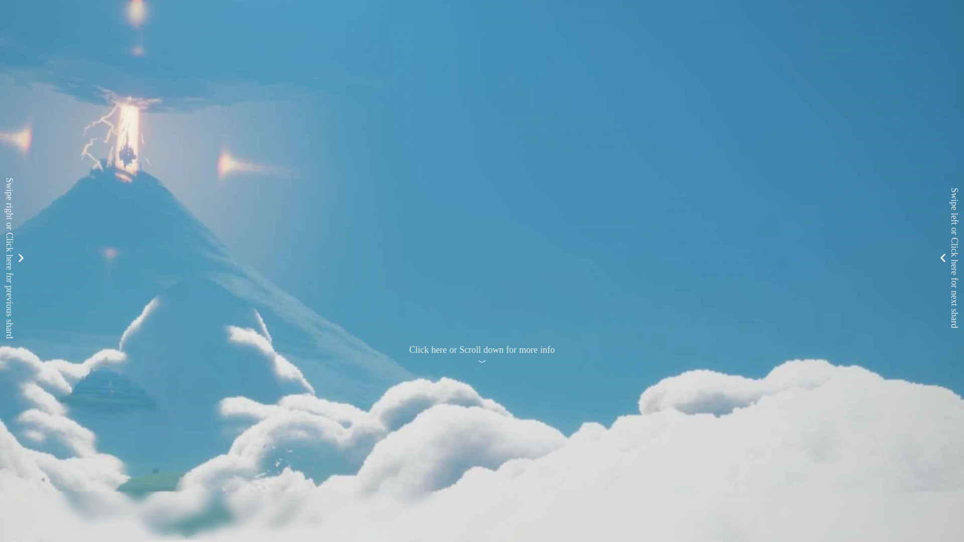 website screenshot of https://sky-shards.pages.dev/