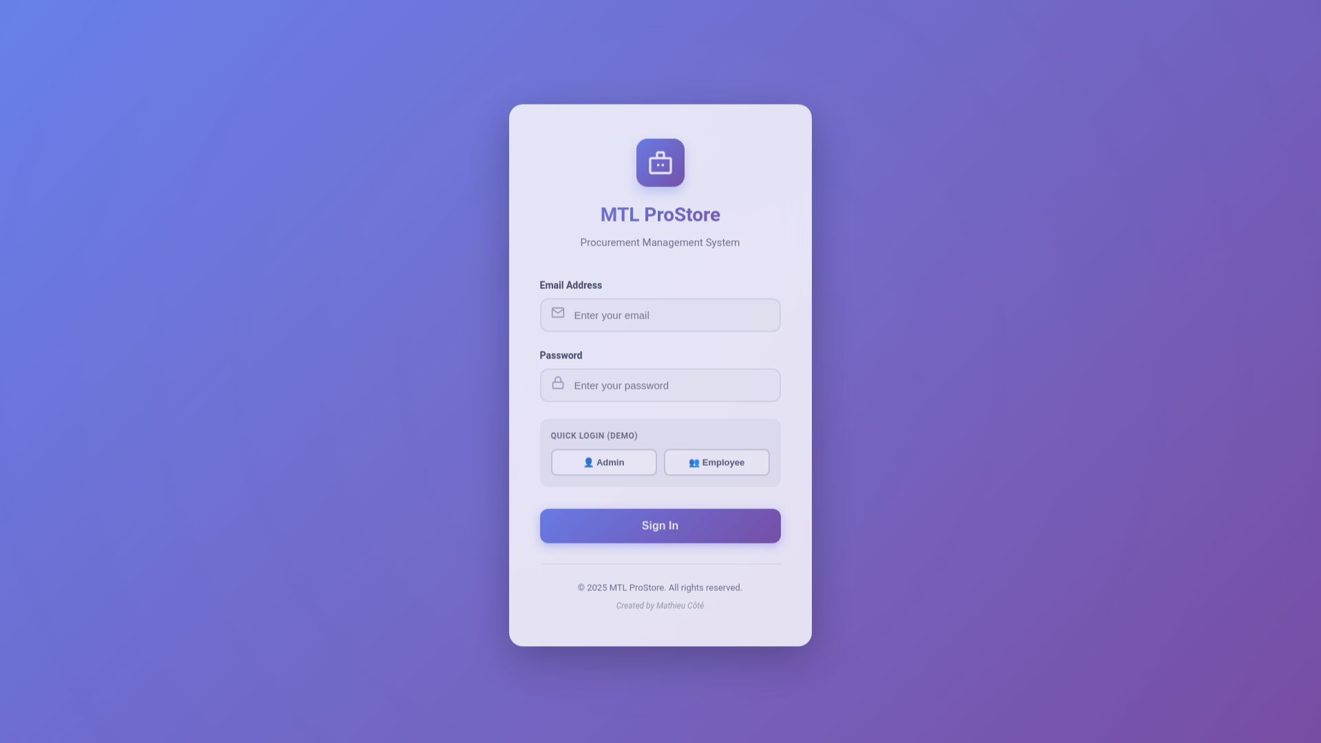 website screenshot of https://mtlprostore.com/