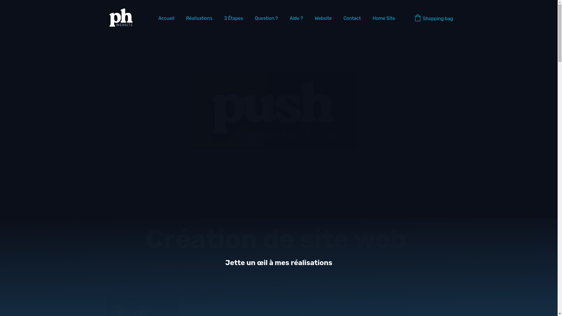 website screenshot of https://pushwebsite.com/