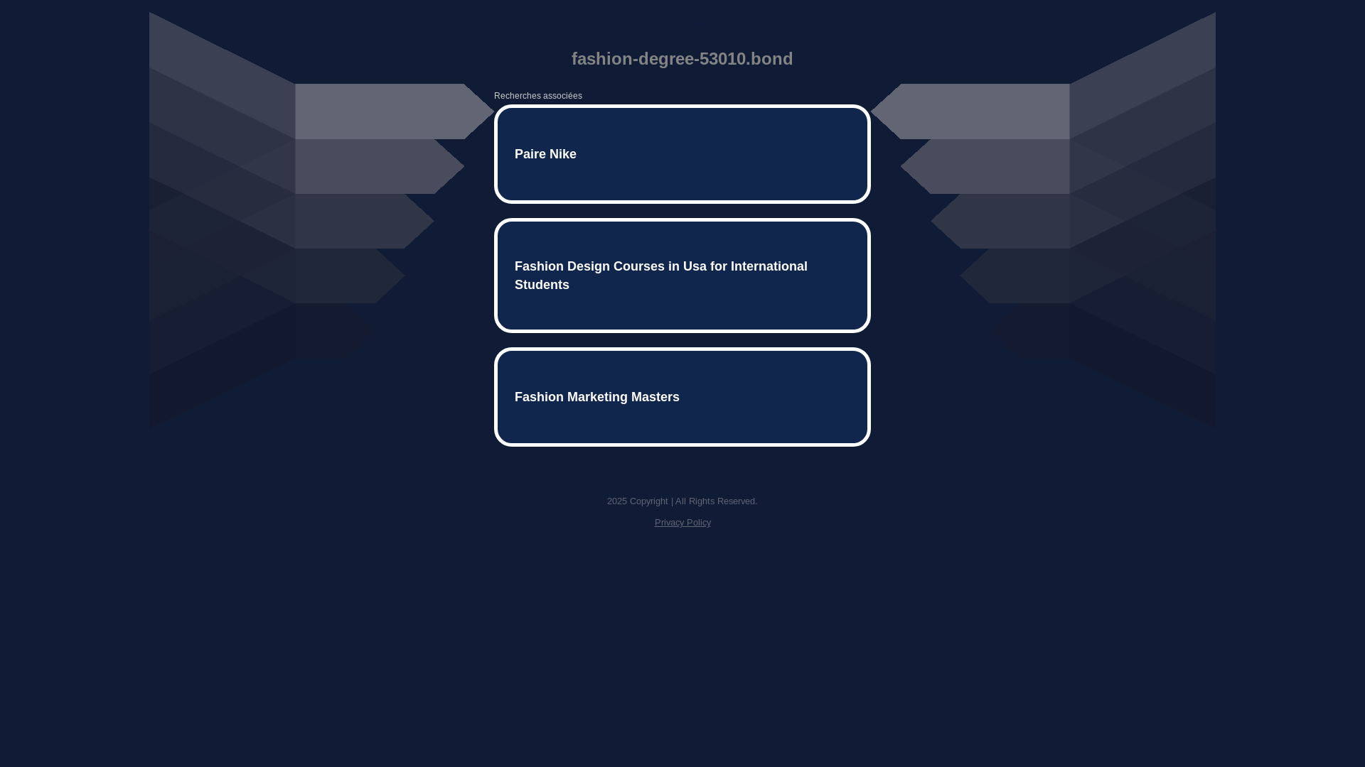 website screenshot of https://www.fashion-degree-53010.bond/