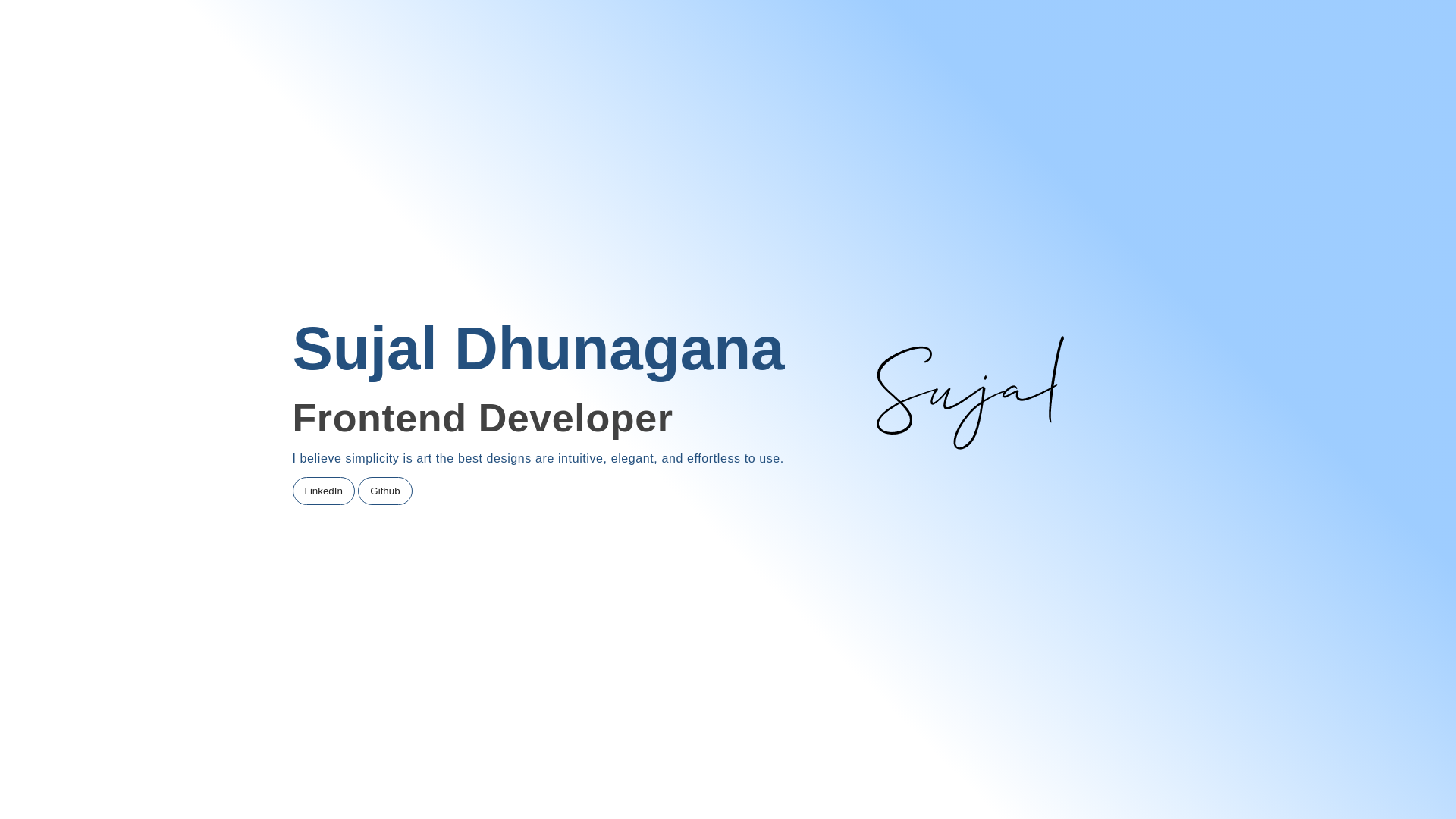 website screenshot of https://sujaldhungana.com.np/