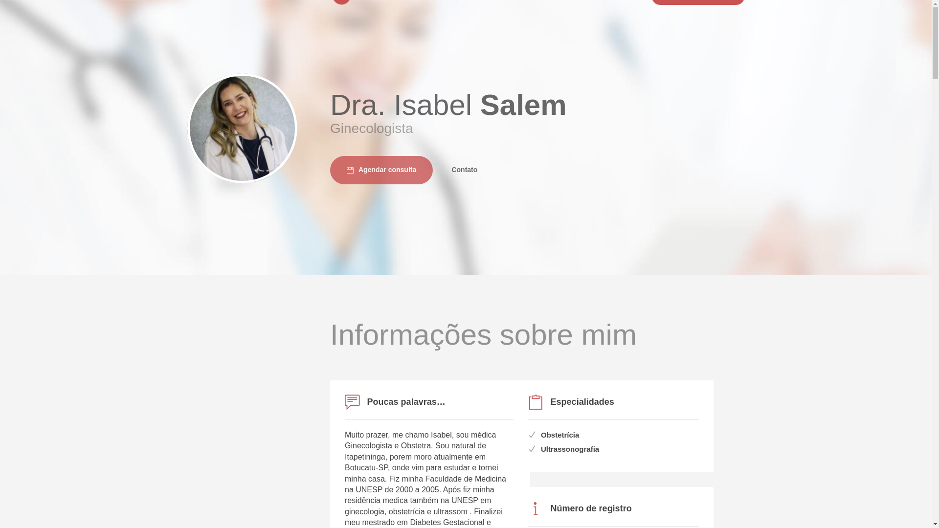 website screenshot of https://draisabelsalem.com/