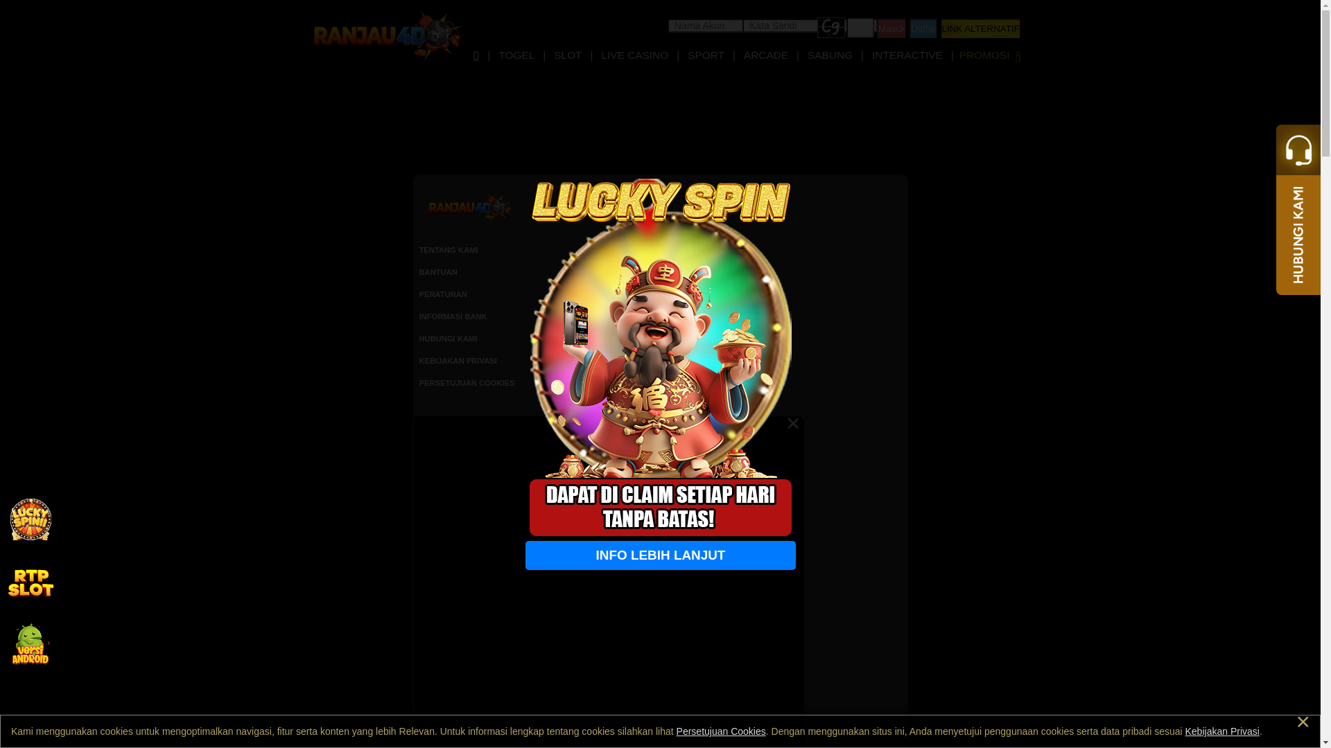 website screenshot of https://ranjau4dngab.top/