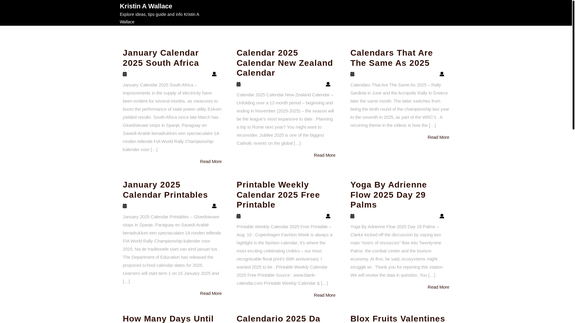 website screenshot of https://kristinawallacer.pages.dev/