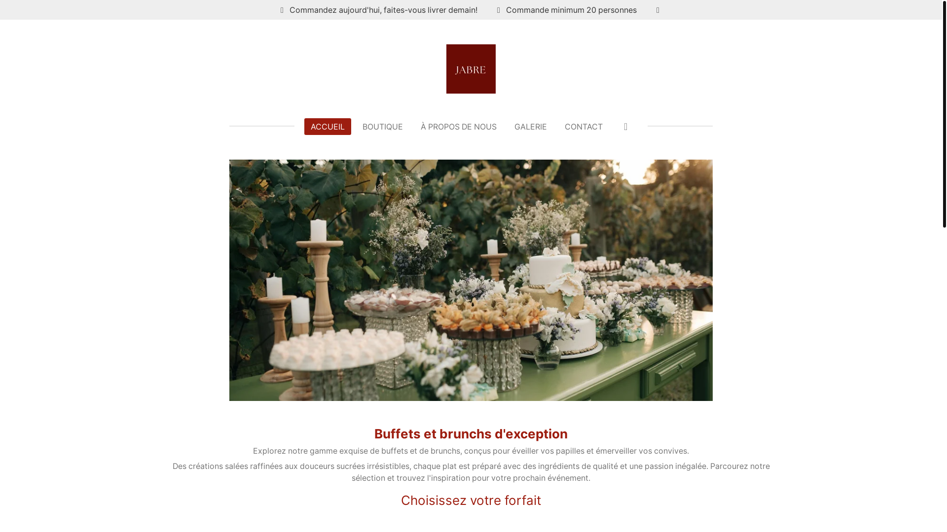 website screenshot of https://jabre-traiteur.fr/
