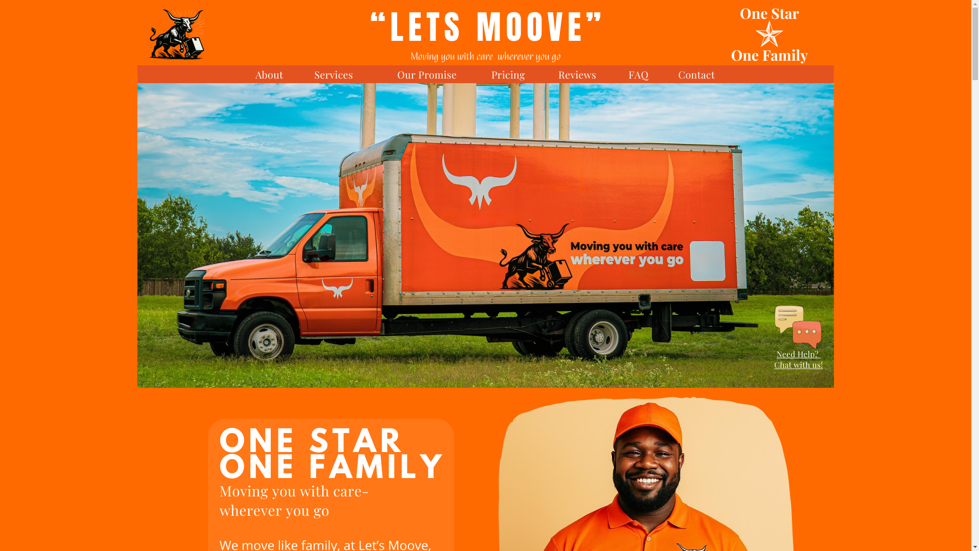 website screenshot of https://letsmooveatx.com/