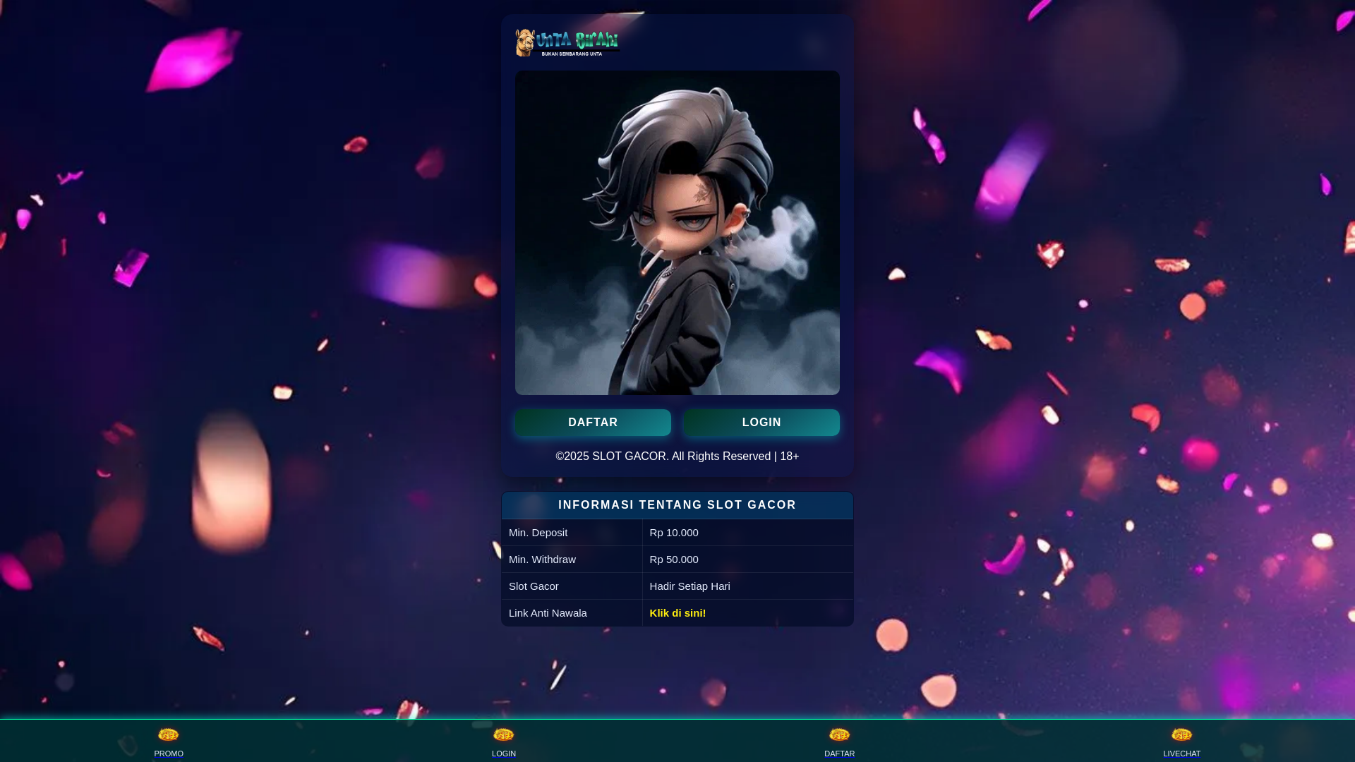 website screenshot of https://selalu-sama.pages.dev/