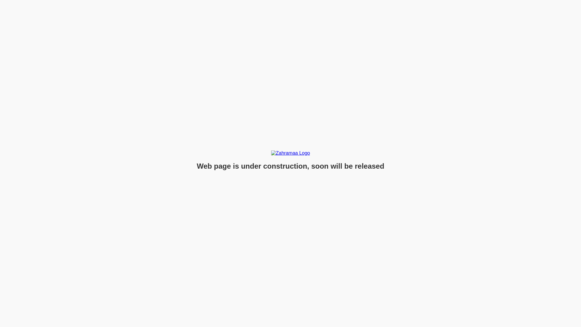website screenshot of https://zahramaa.com/