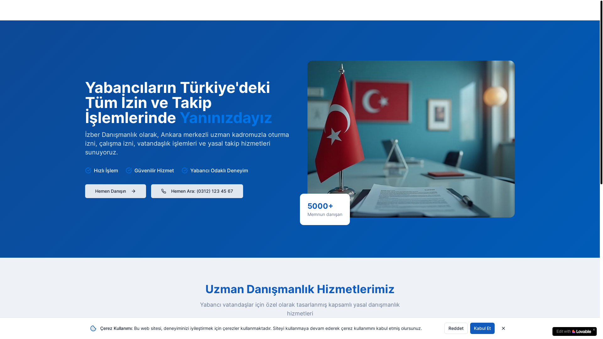 website screenshot of https://izberdanisma.com/