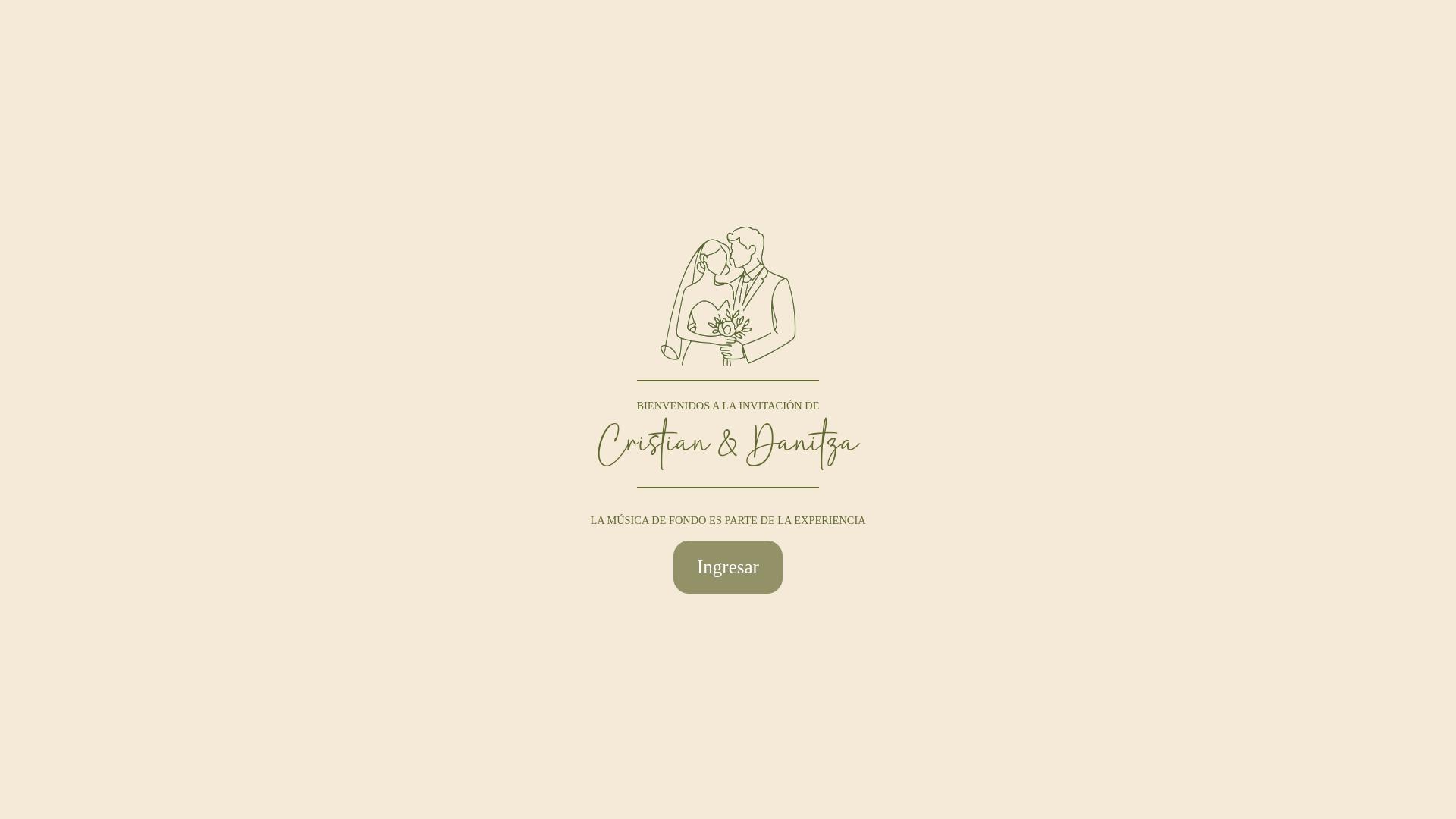 website screenshot of https://cristian-y-danitza.com/