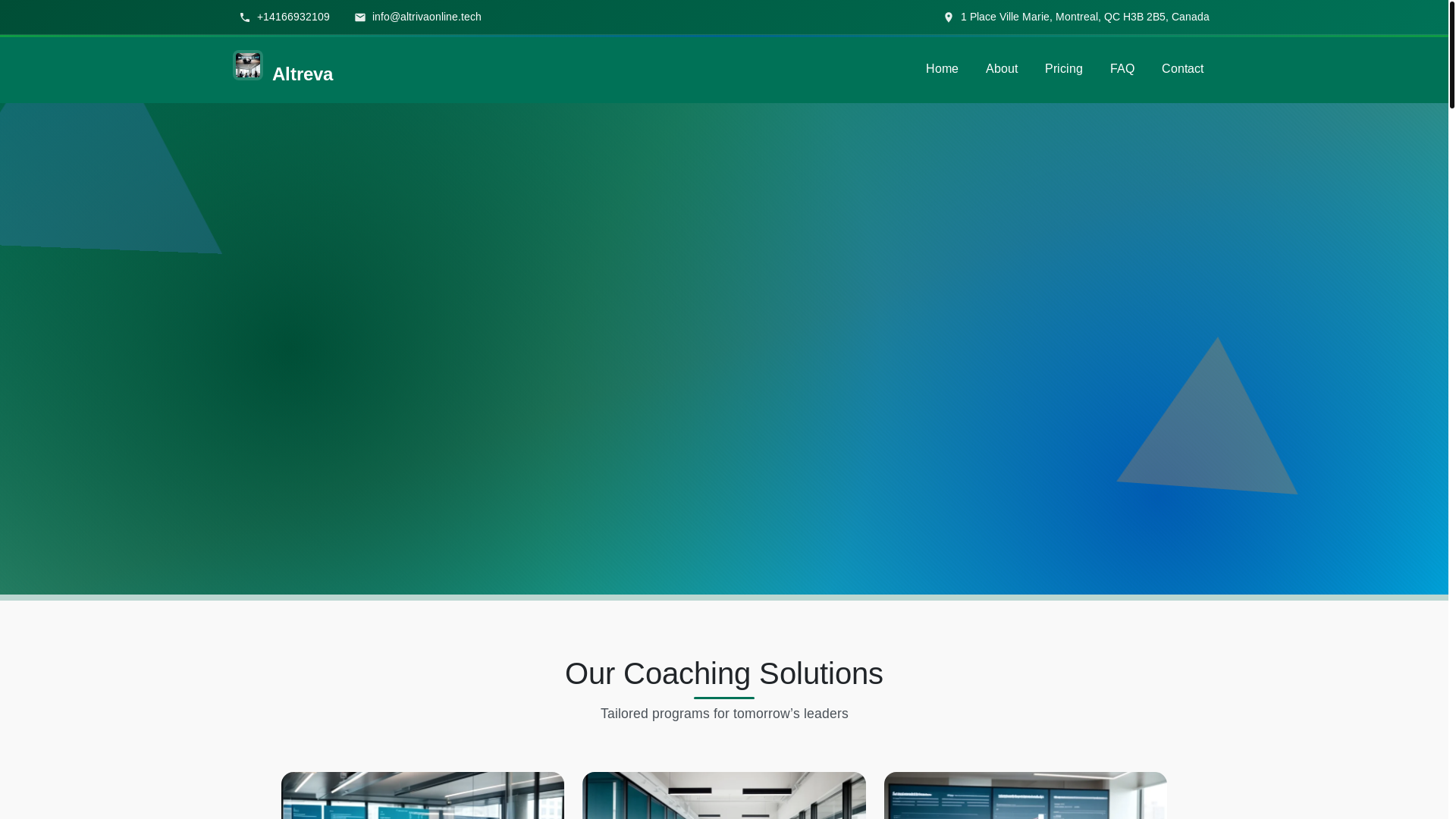 website screenshot of https://altrivaonline.tech/