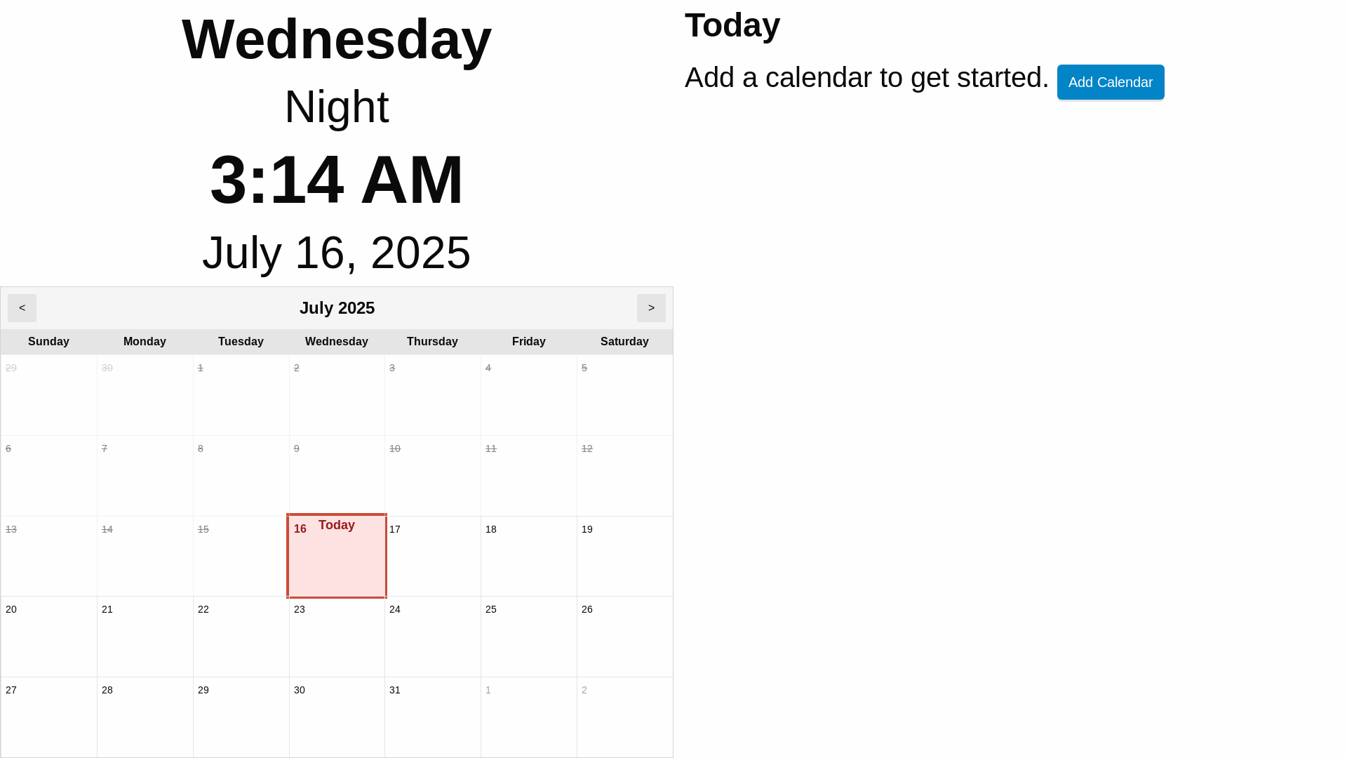 website screenshot of https://digital-calendar-web.pages.dev/