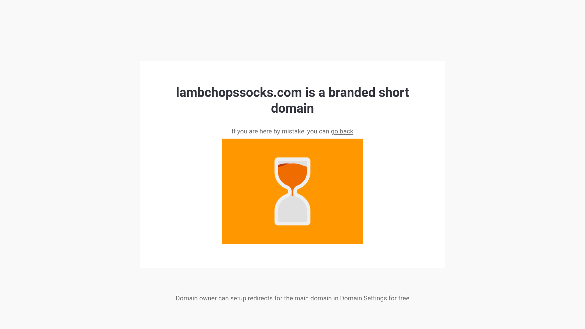 website screenshot of https://lambchopssocks.com/