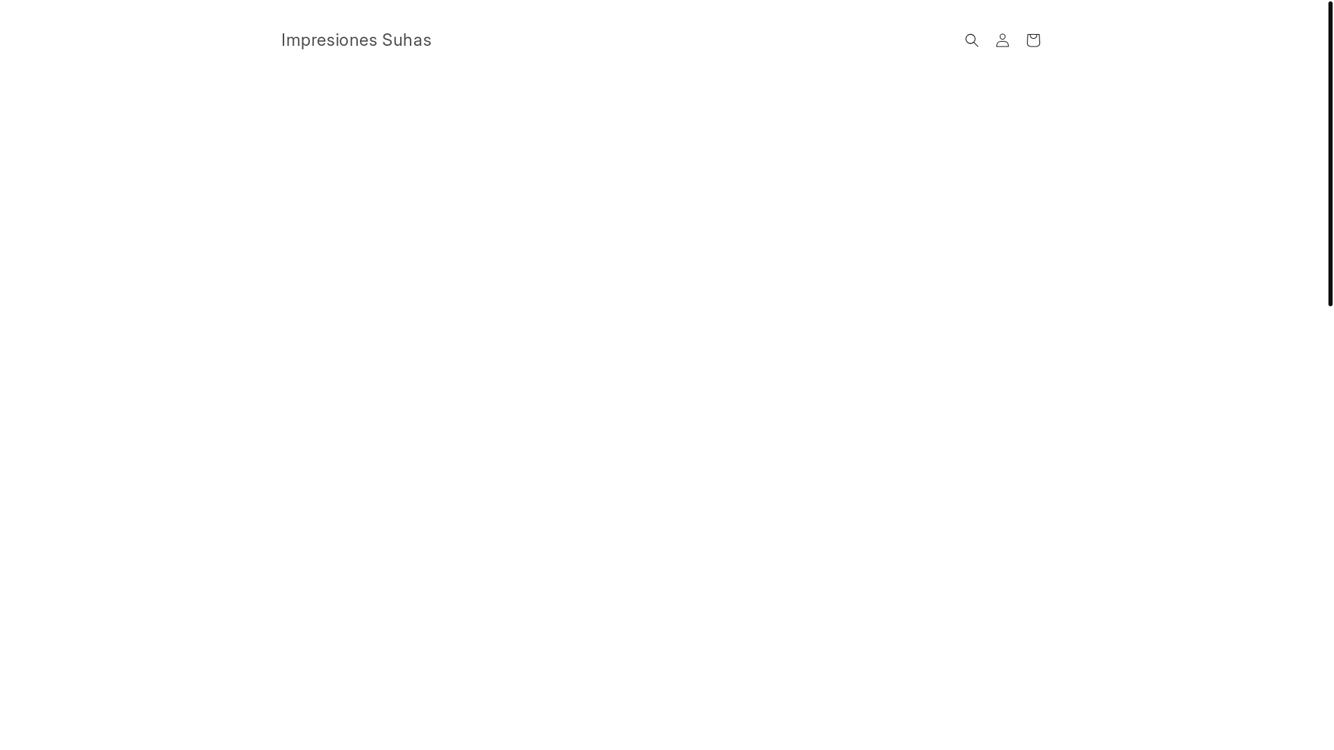 website screenshot of https://impresionessuhas.com/