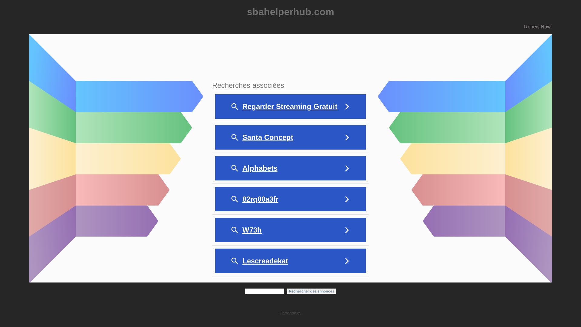 website screenshot of https://sbahelperhub.com/